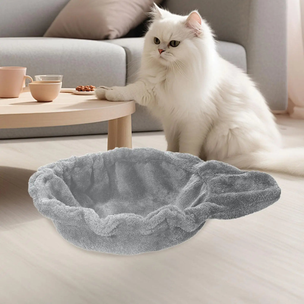 Cat Tree Hammock, Lounger, Soft Cat Nest for Pet Cat Tree Accessories Comfortable Attachment Basket for Kitten Indoors Pet Cats