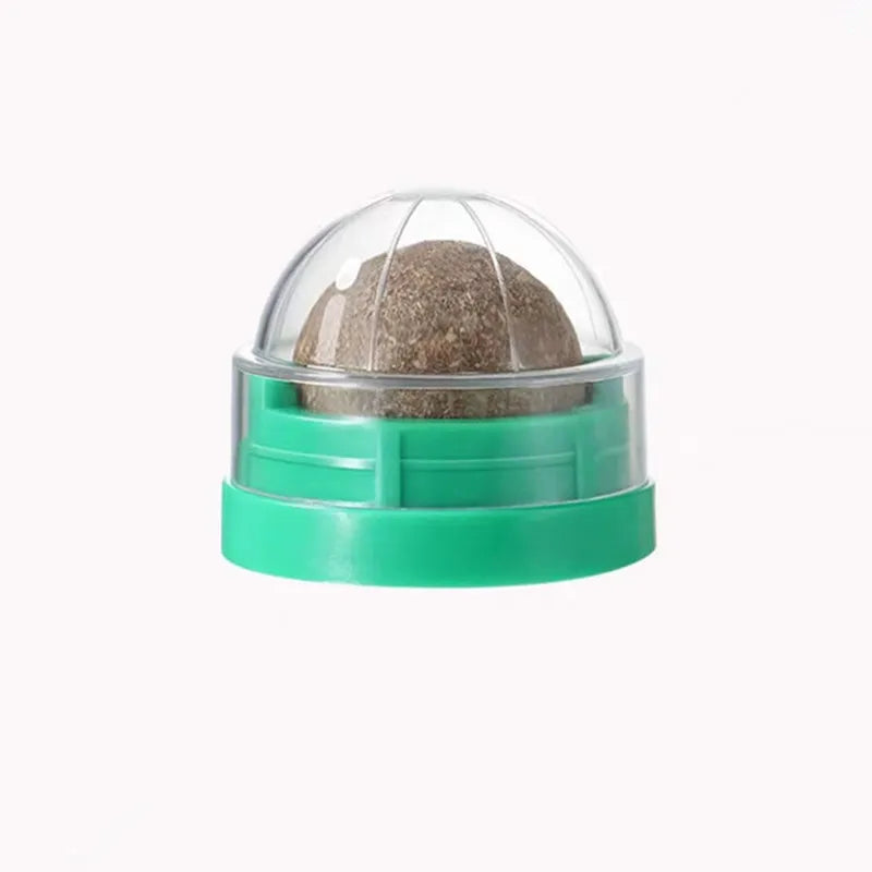New Cat Mint Toy Rotating Cat Mint Ball Baby Cat Snacks Cat Grass Plant Hair Transformation Cat Pet Products Catnip