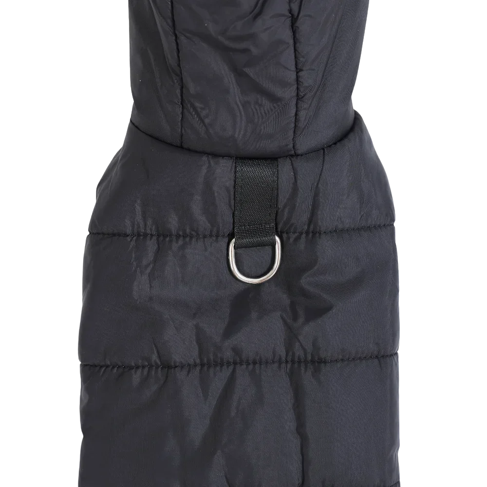 Waterproof Pet Cat Hoodie Jacket For Small Medium Cats Winter Warm Fleece Kitten Costume with D-ring Sphynx Coat Pug Clothes