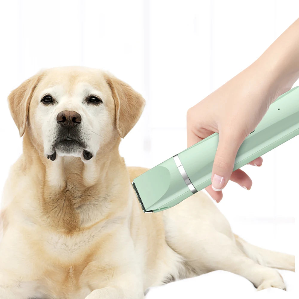 Dog Clipper Cat Hair Clippers Pet Grooming Haircut nail Trimmer  Set 4 in 1 Cordless Rechargeable Professional Pet Grooming Tool