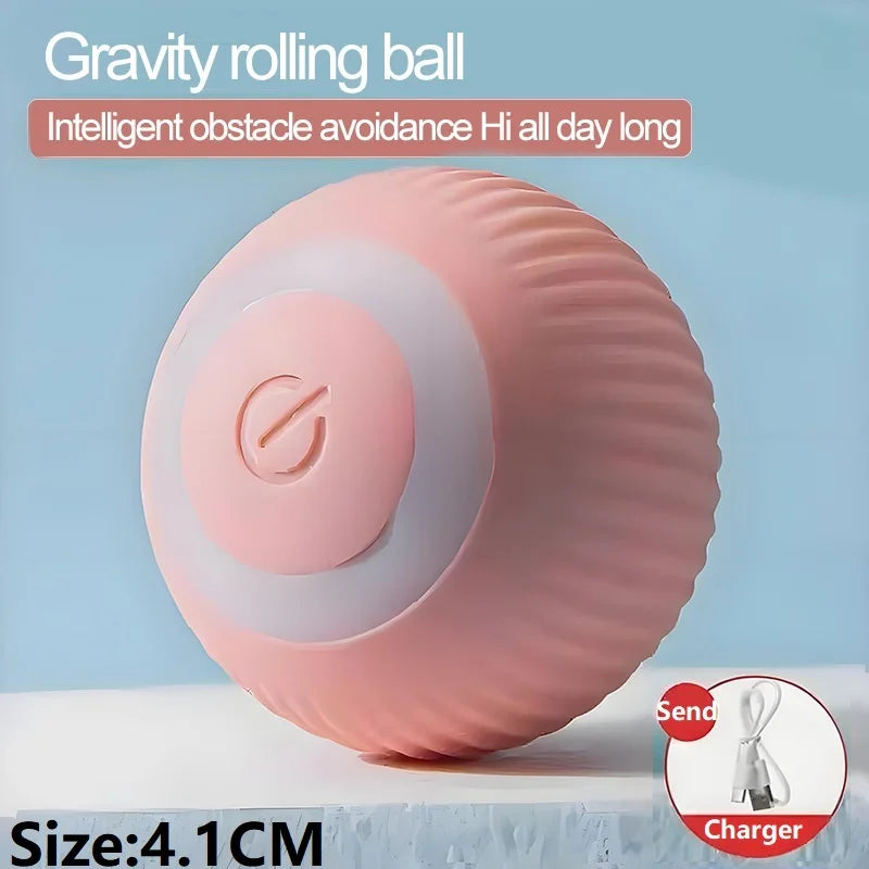 New Interactive Cat Ball Automatic Indoor Cat Toy Electric Roll Ball Cat Games MWJ01