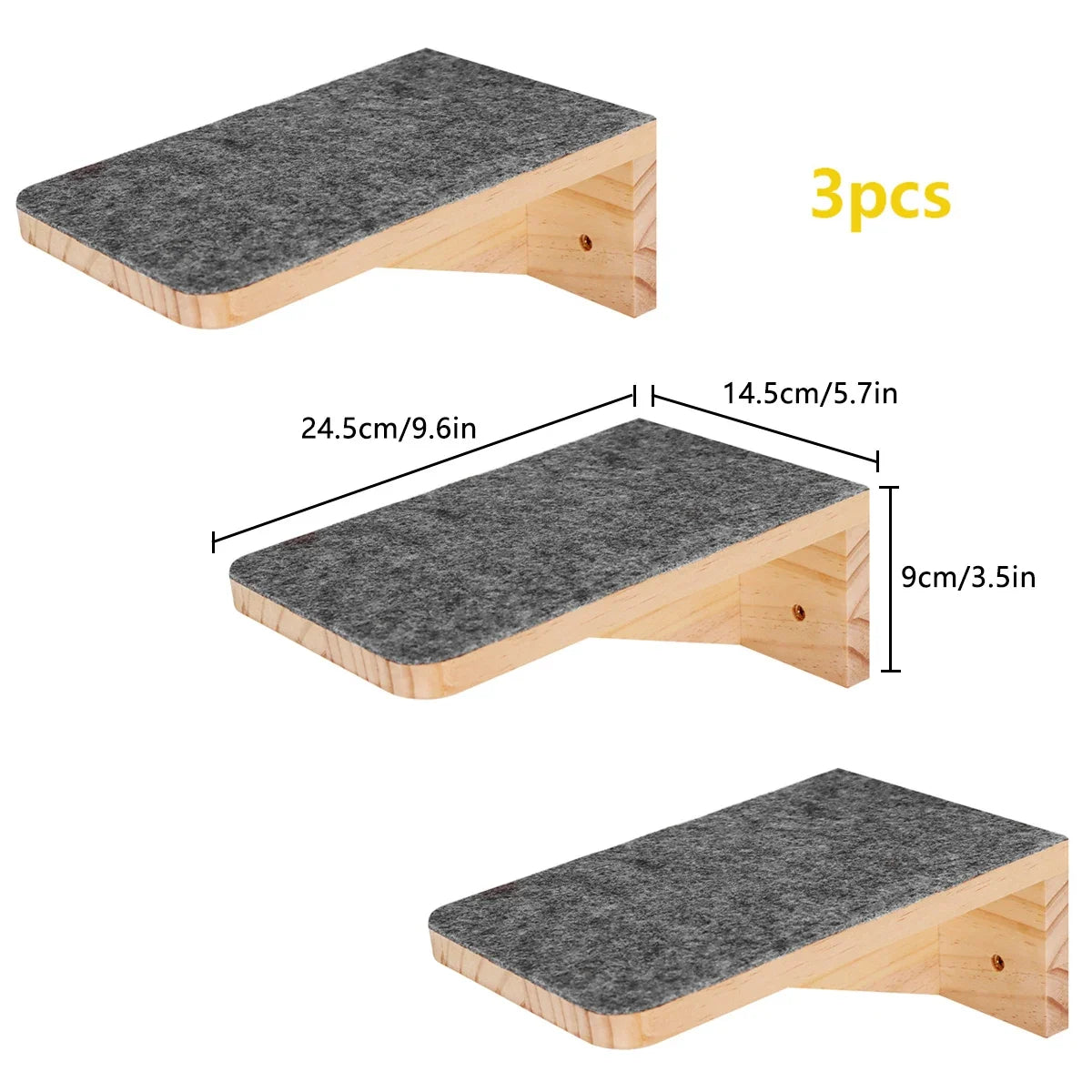 Cat Climbing Shelves Wall Mounted Cat Tree Tower Scratching Posts Hammock Hiding House Perches Ladder Cats Gym Pet Supplies Toy