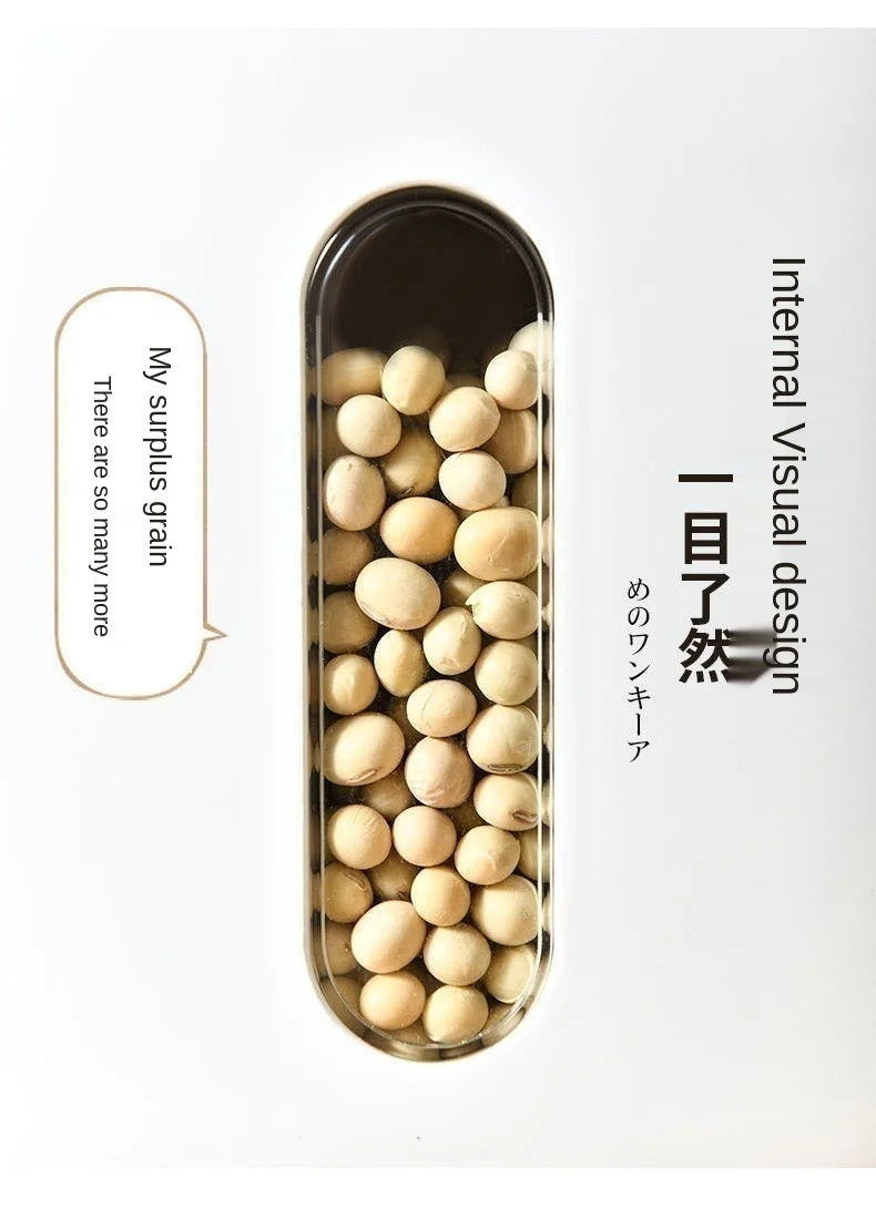 Kitchen Container 5KG 10KG Bucket Nano Insect-Proof Moisture-Proof Rice Box Grain Sealed Jar Home Storage Pet Dog Food Store Box