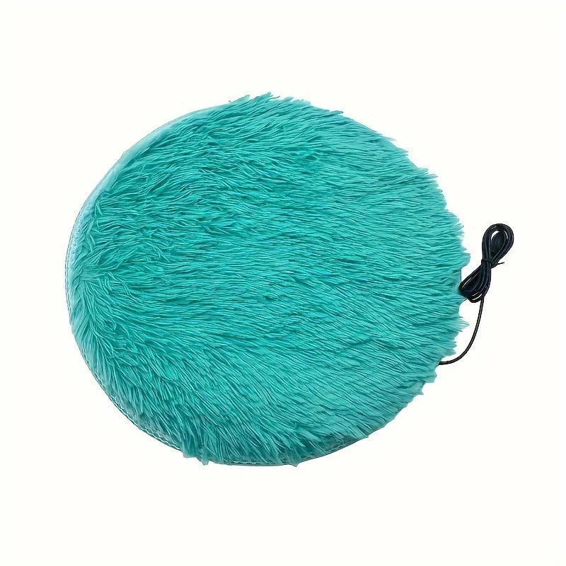 1pc USB Pet Electric Blanket Plush Pad Blanket for Cat Electric Heated Pad Anti-scratch Dog Heating Mat Sleeping Bed for Dog