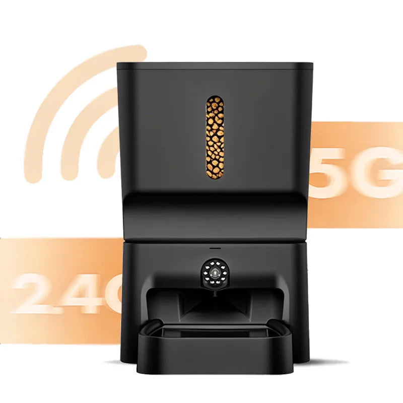 Smart Automatic Cat Feeder 7L with 1080P Camera Night Vision WiFi 2.4G/5G APP Control Voice Call Pet Food Dispenser for Cats Dog
