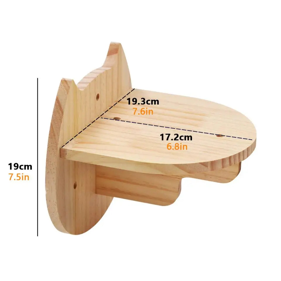 Cat Climbing Shelves Wall Mounted Cat Tree Tower Scratching Posts Hammock Hiding House Perches Ladder Cats Gym Pet Supplies Toy