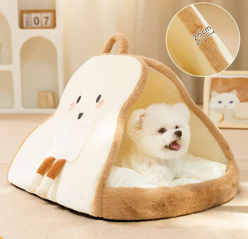 Winter Warm Dog Bed Soft Cozy Pet Sleeping Mat for Small Medium Dogs Cats Thicken Non-slip Cat Sofa Puppy Kennel Pet Supplies