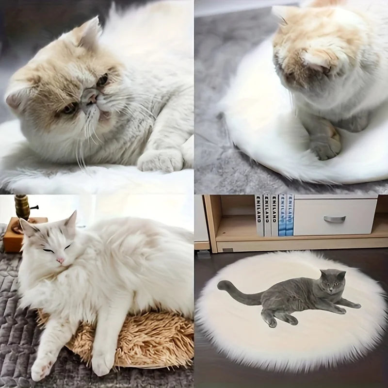 1pc USB Pet Electric Blanket Plush Pad Blanket for Cat Electric Heated Pad Anti-scratch Dog Heating Mat Sleeping Bed for Dog