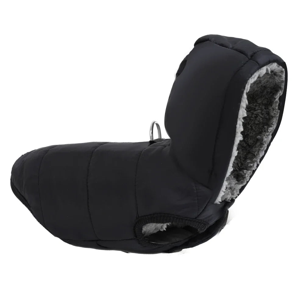 Waterproof Pet Cat Hoodie Jacket For Small Medium Cats Winter Warm Fleece Kitten Costume with D-ring Sphynx Coat Pug Clothes