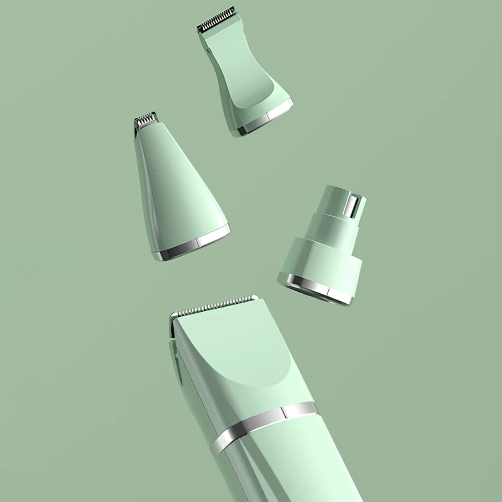 Dog Clipper Cat Hair Clippers Pet Grooming Haircut nail Trimmer  Set 4 in 1 Cordless Rechargeable Professional Pet Grooming Tool