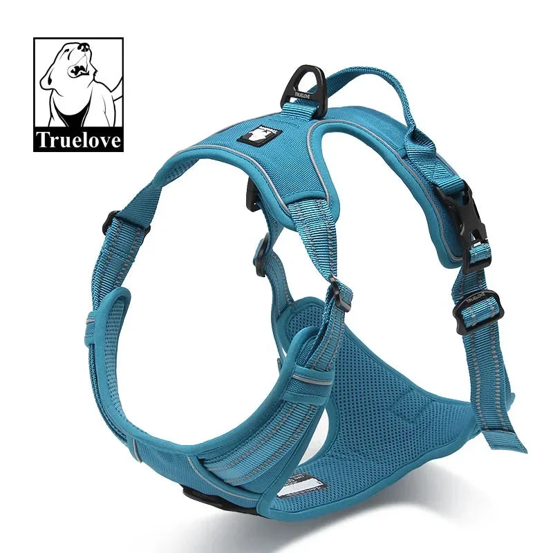 Truelove Dog Harness No Pull Pet Harness Adjustable Soft Padded Dog Vest Reflective No Choke PetVest Easy Control Handle TLH5651