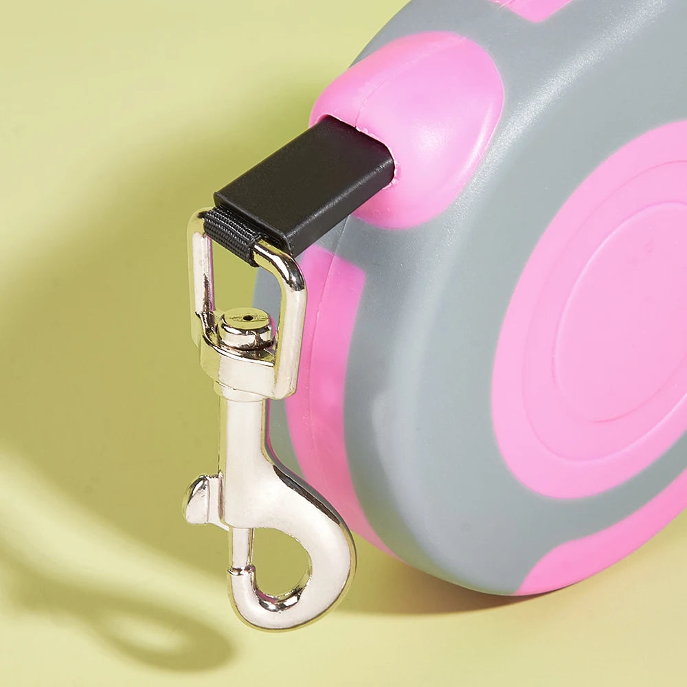 3m 5m Dog Leash For Small Medium Dogs Automatic Retractable Nylon Rope Cat Lead Extension Puppy Walking Running Pets Supplies