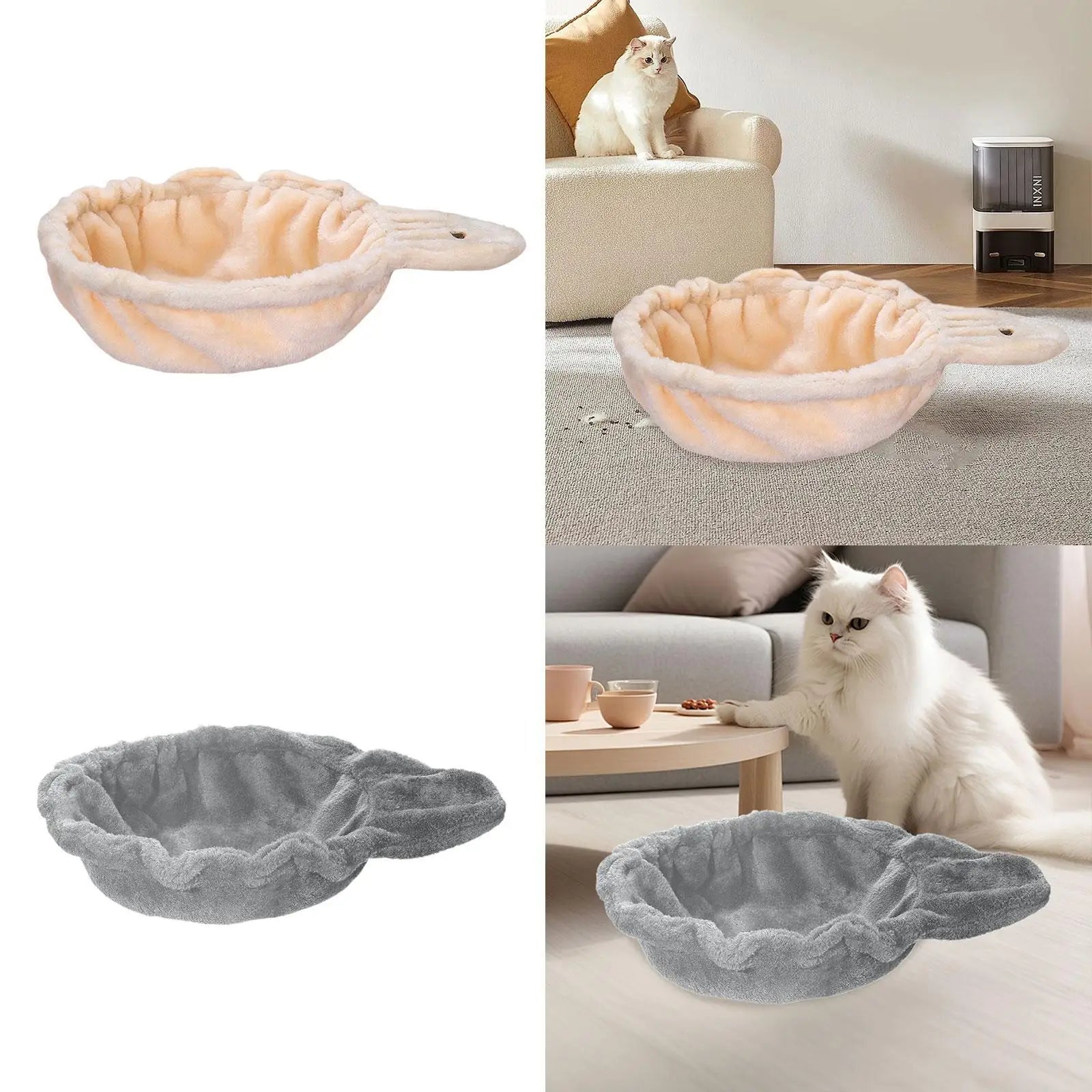 Cat Tree Hammock, Lounger, Soft Cat Nest for Pet Cat Tree Accessories Comfortable Attachment Basket for Kitten Indoors Pet Cats