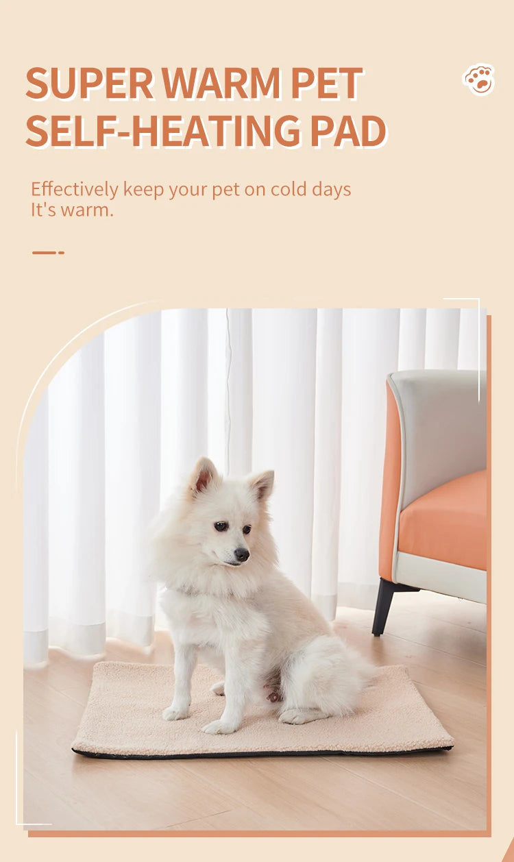 Cozy Self Heating Pet Pads Pet Blanket for Cold Winter,Self Warming Cat Bed for Indoor,Pet Heating Pad,Self Cushion Mat for Cats