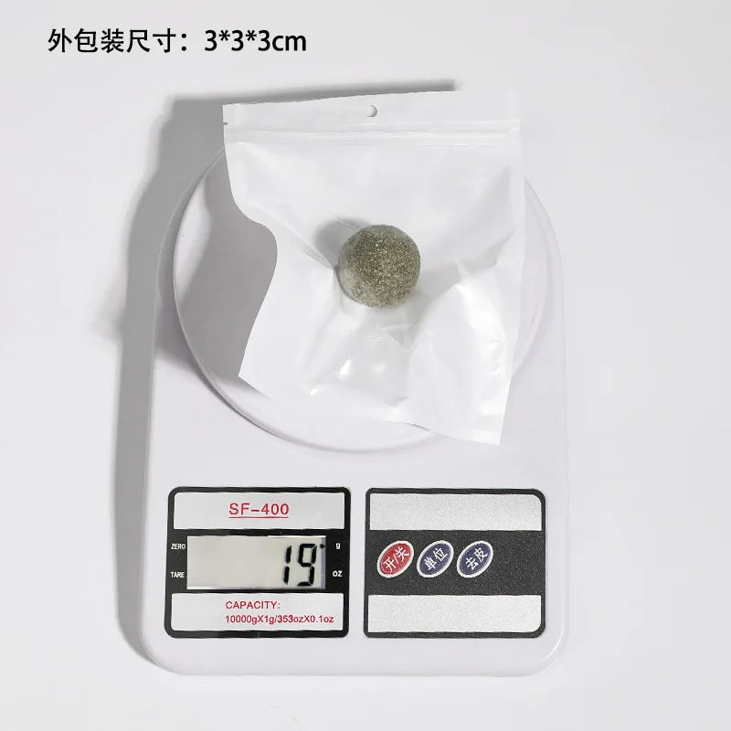 New Cat Mint Toy Rotating Cat Mint Ball Baby Cat Snacks Cat Grass Plant Hair Transformation Cat Pet Products Catnip